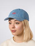 Бейсболка LEVIS арт. D7827-0001 Housemark Denim Cap (jeans blue)